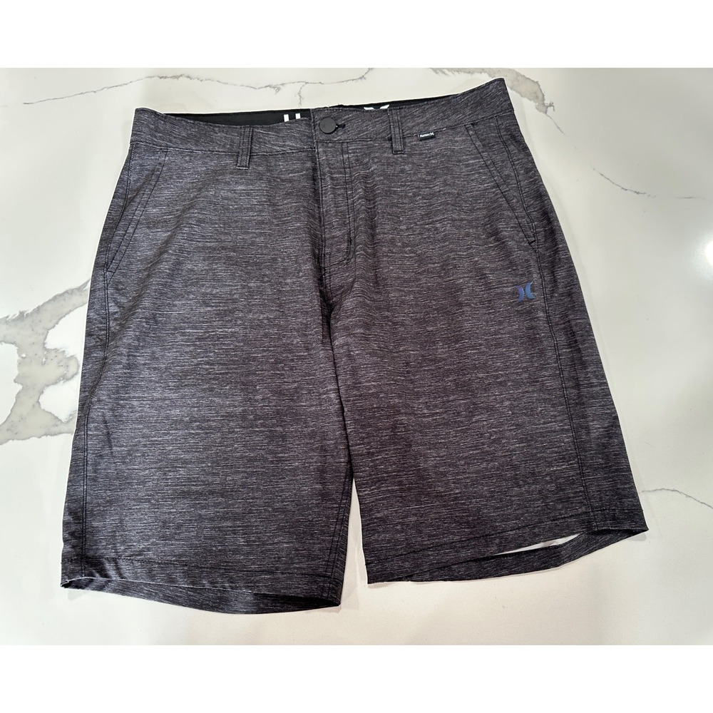 Hurley Men's Dark Heathered Performance Shorts Size 34 Board‎ Shorts Swim Casual